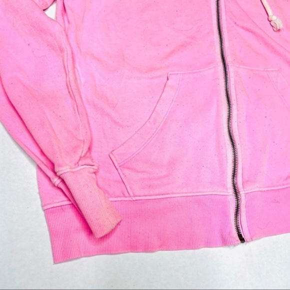 PINK Victoria’s Secret Logo Zip Hoodie Jacket - Picture 9 of 12